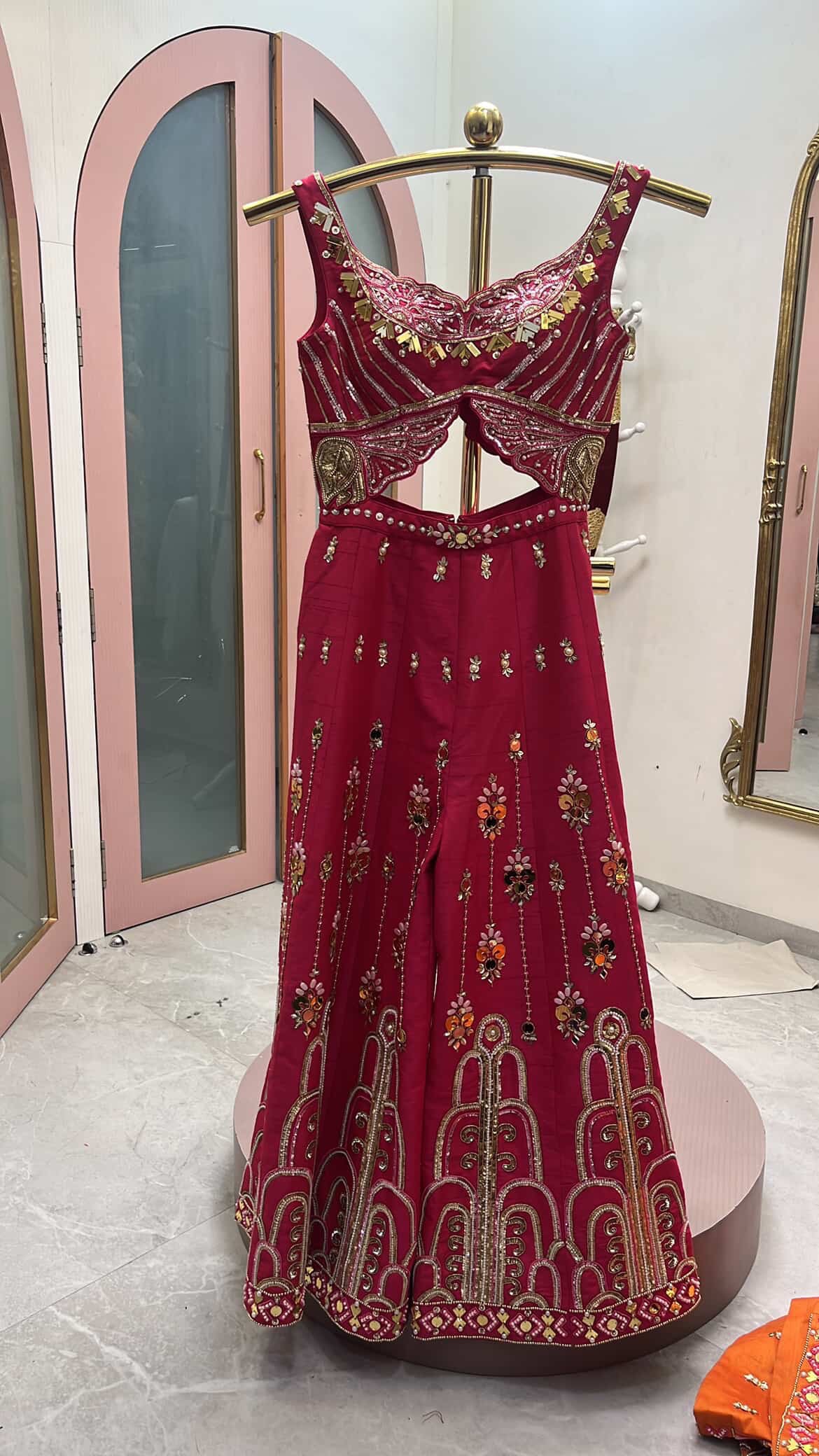 Pink jumpsuit pdp