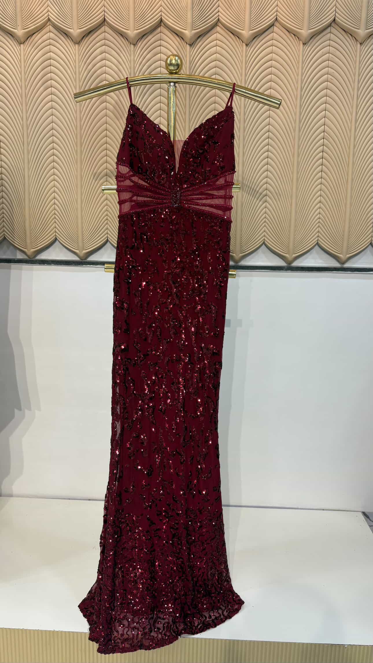 Maroon bodycon 