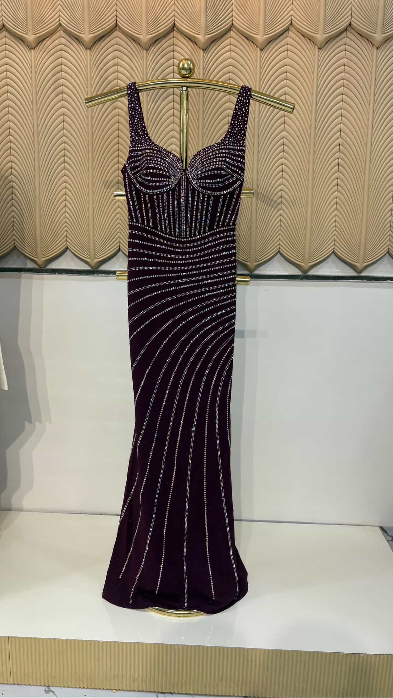 Wine bodycon 