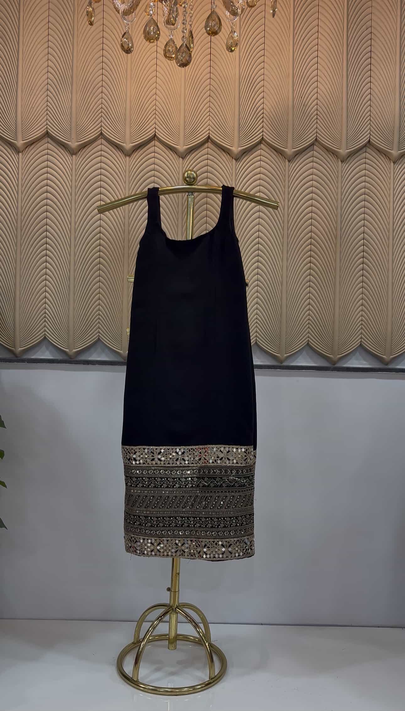 Black bodycon gown 