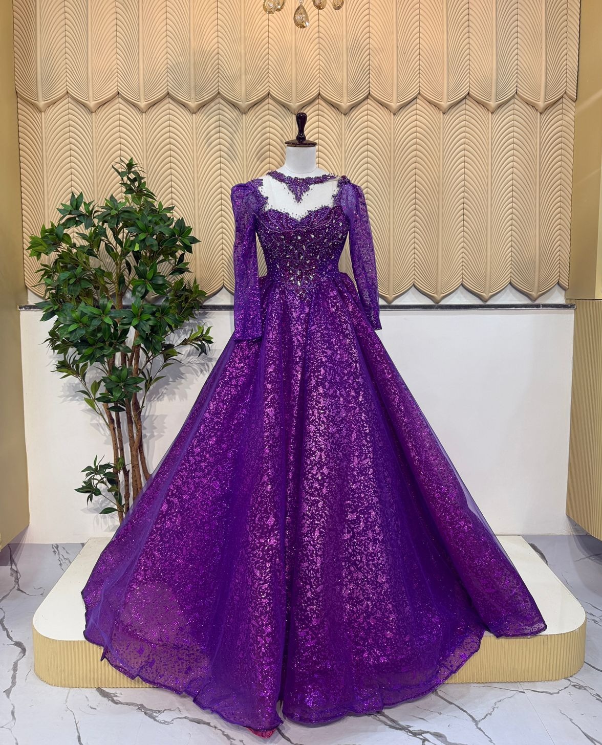 Purple Ball gown 