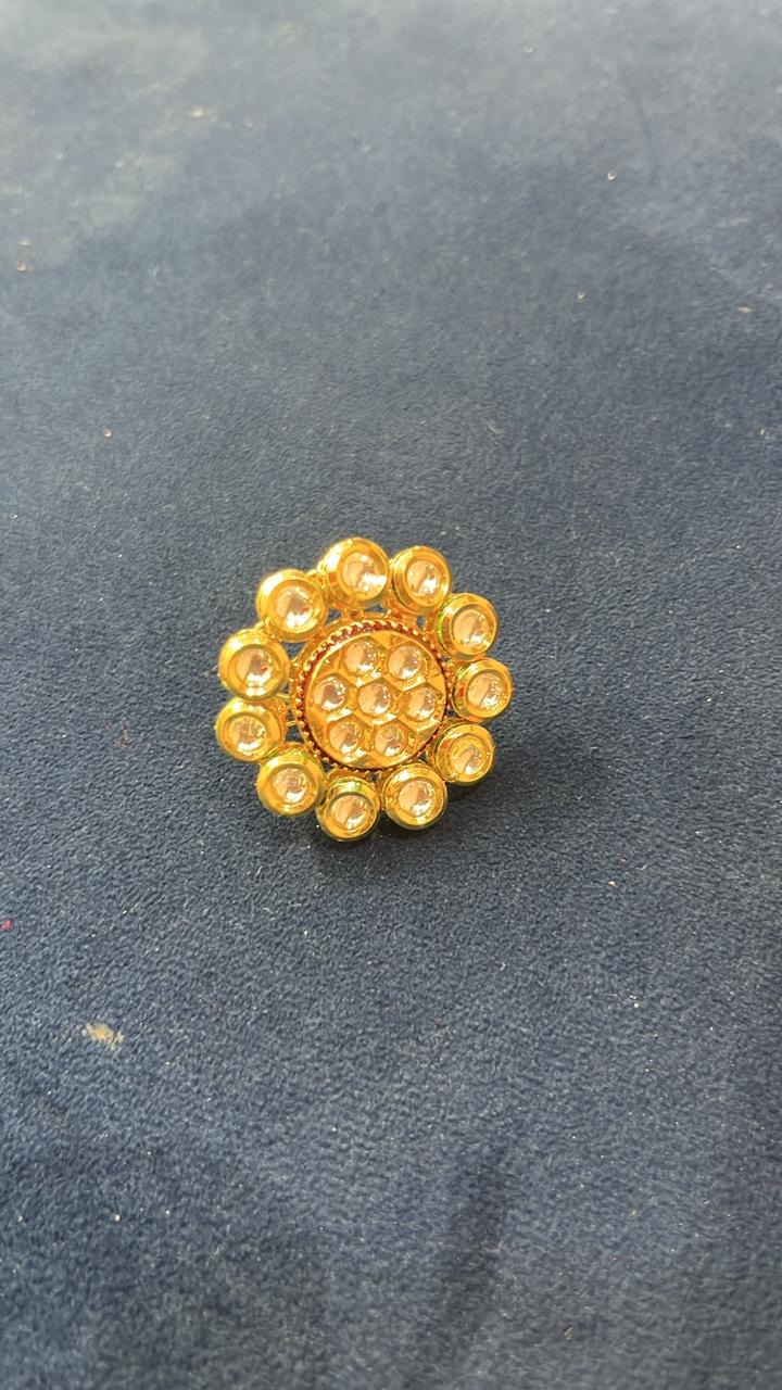 Kundan round handring 