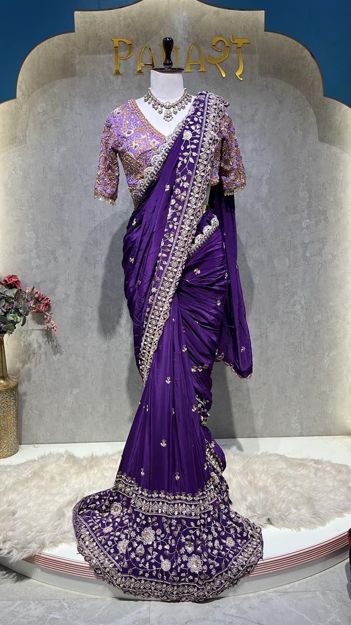 Purple Devsena nauvari 