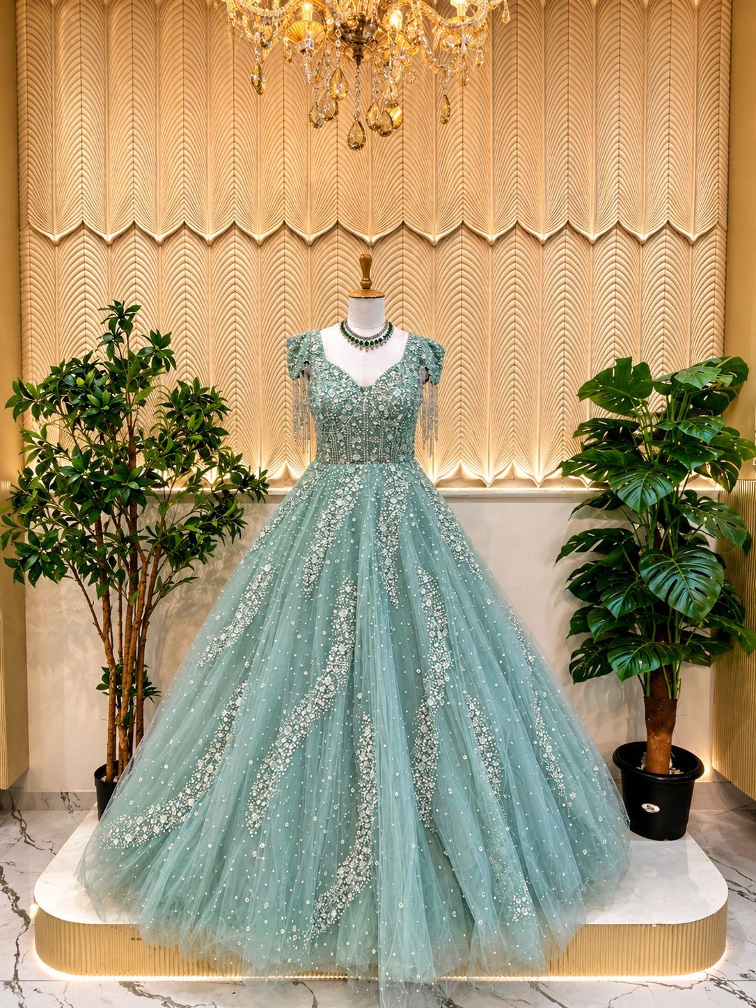 Pista Handwork ball gown 