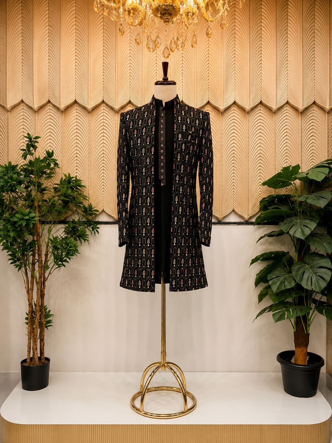 black Jacket Indowestern 42