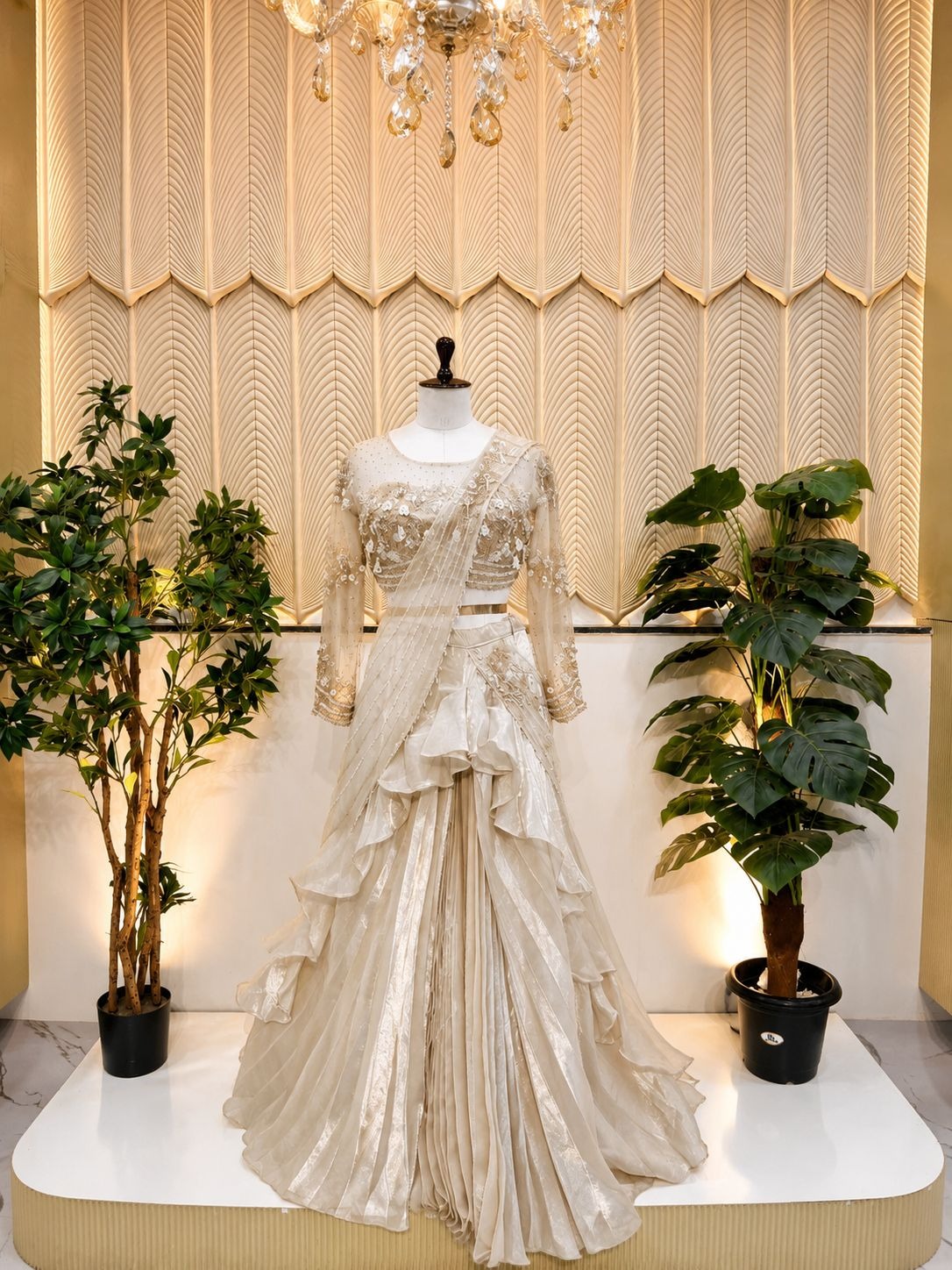 Off white new Lehenga 