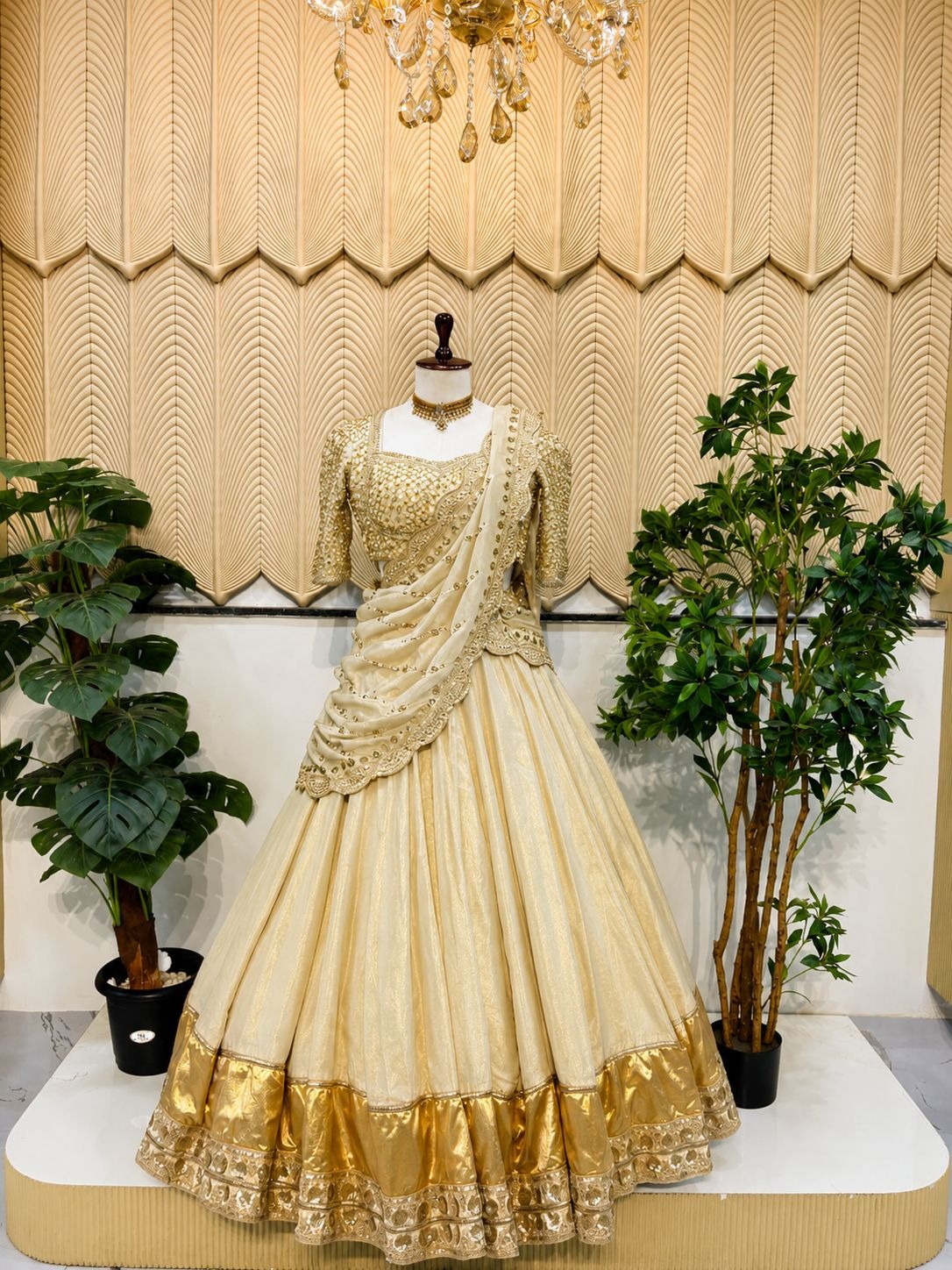 Off White Lehenga