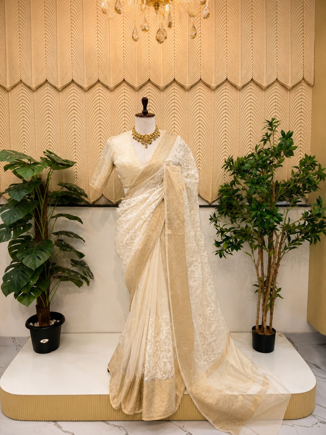 White Saree 