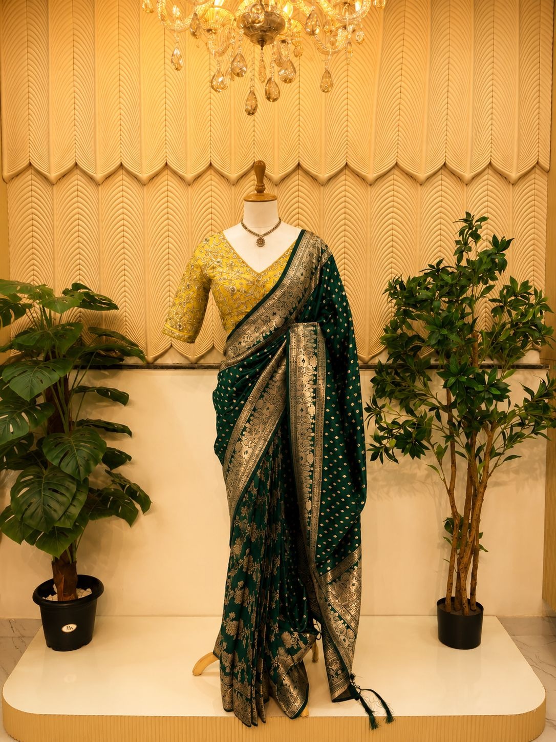 Green Saree