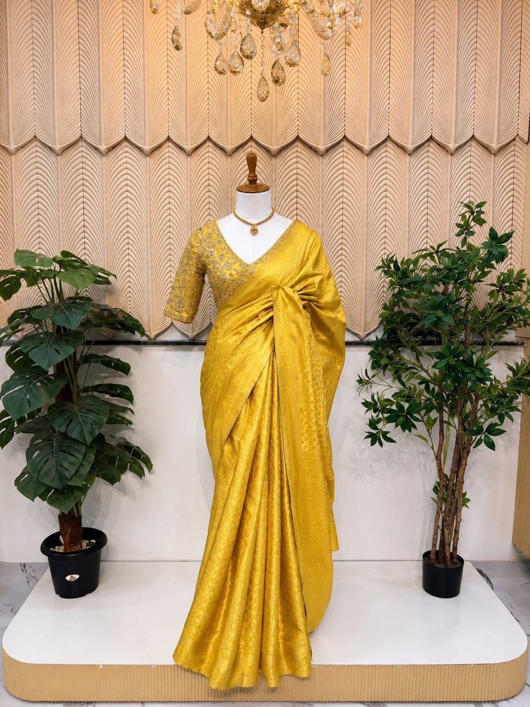 Golden saree 
