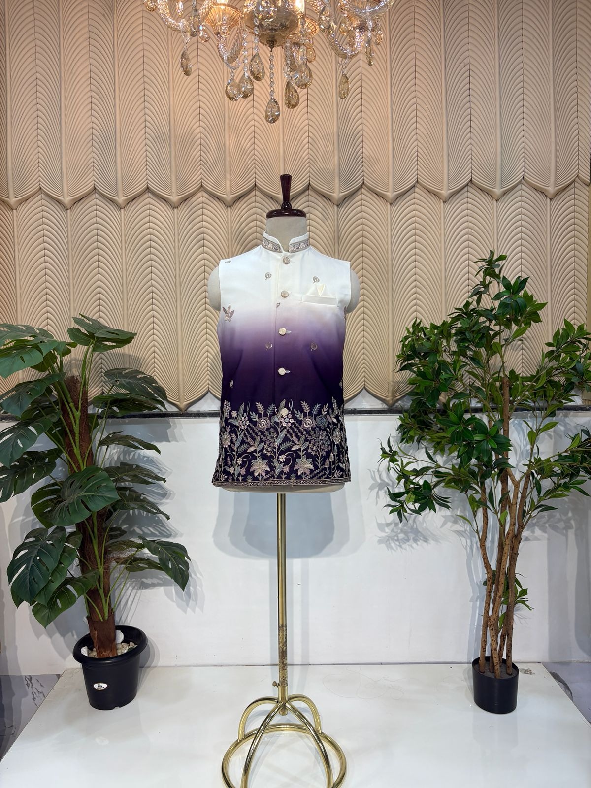 Purple Shaded modi jacket 38