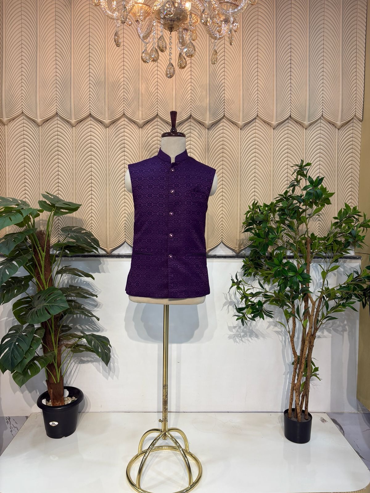 Purple modi jacket 