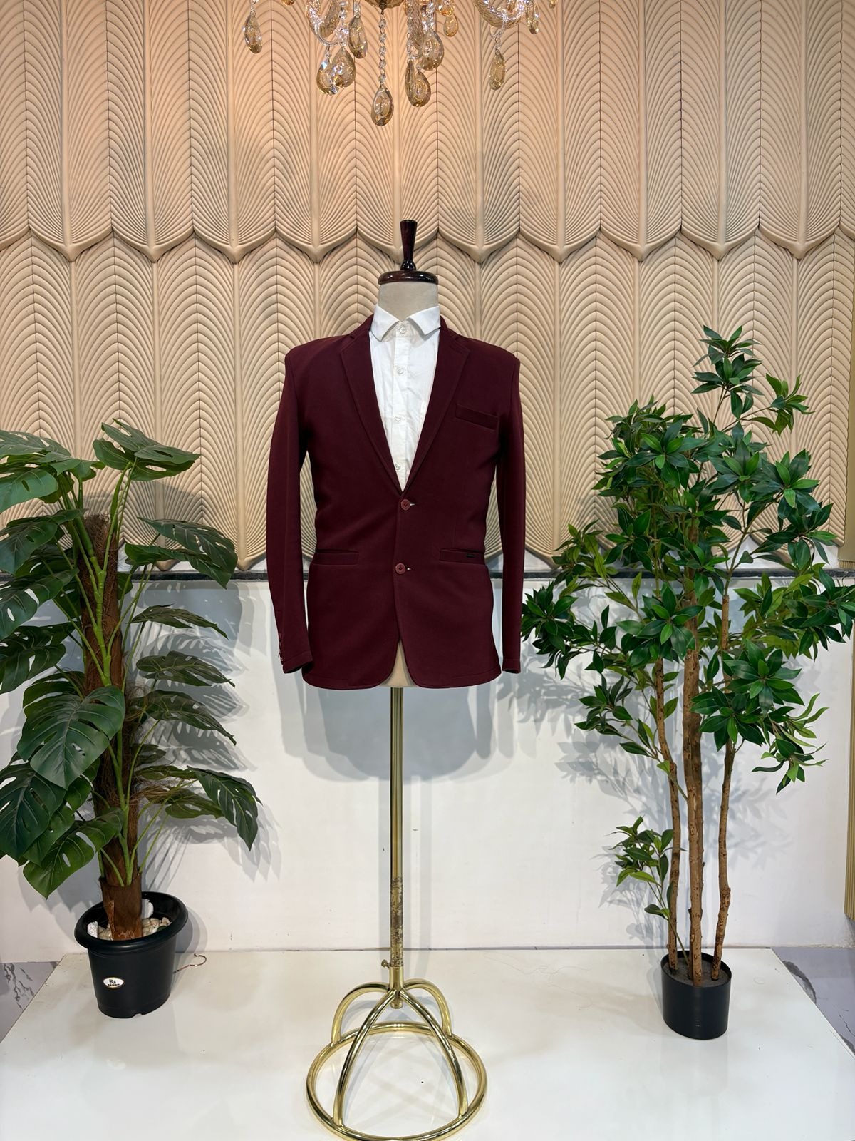 Maroon casual 38 