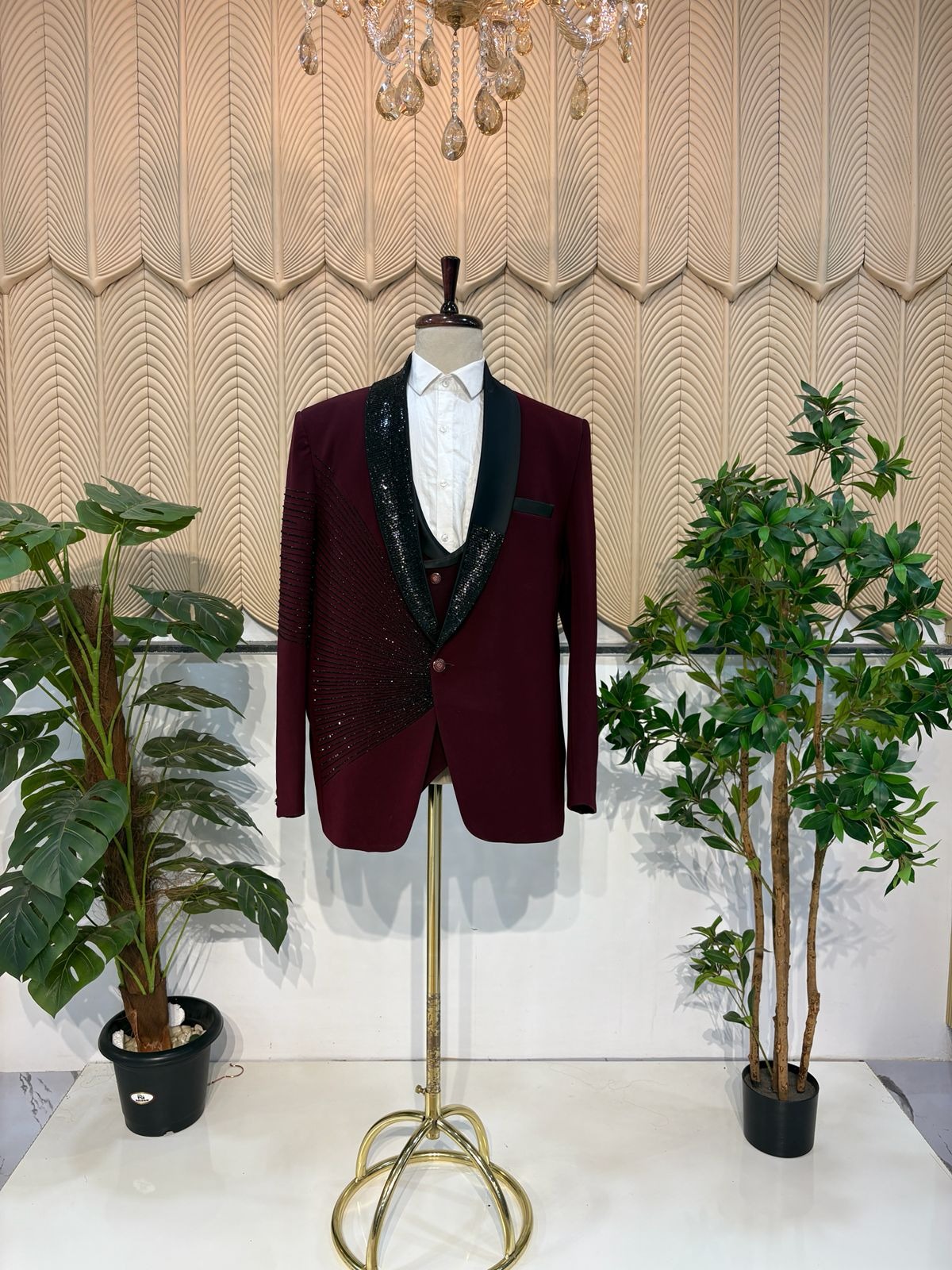Maroon Work Tuxedo 46