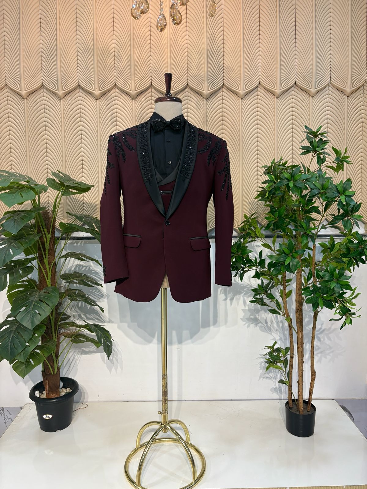 Maroon Work Tuxedo 38
