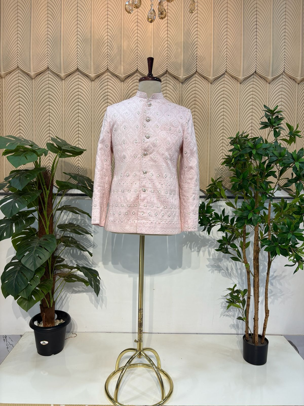 Peach pink jodhpuri 36