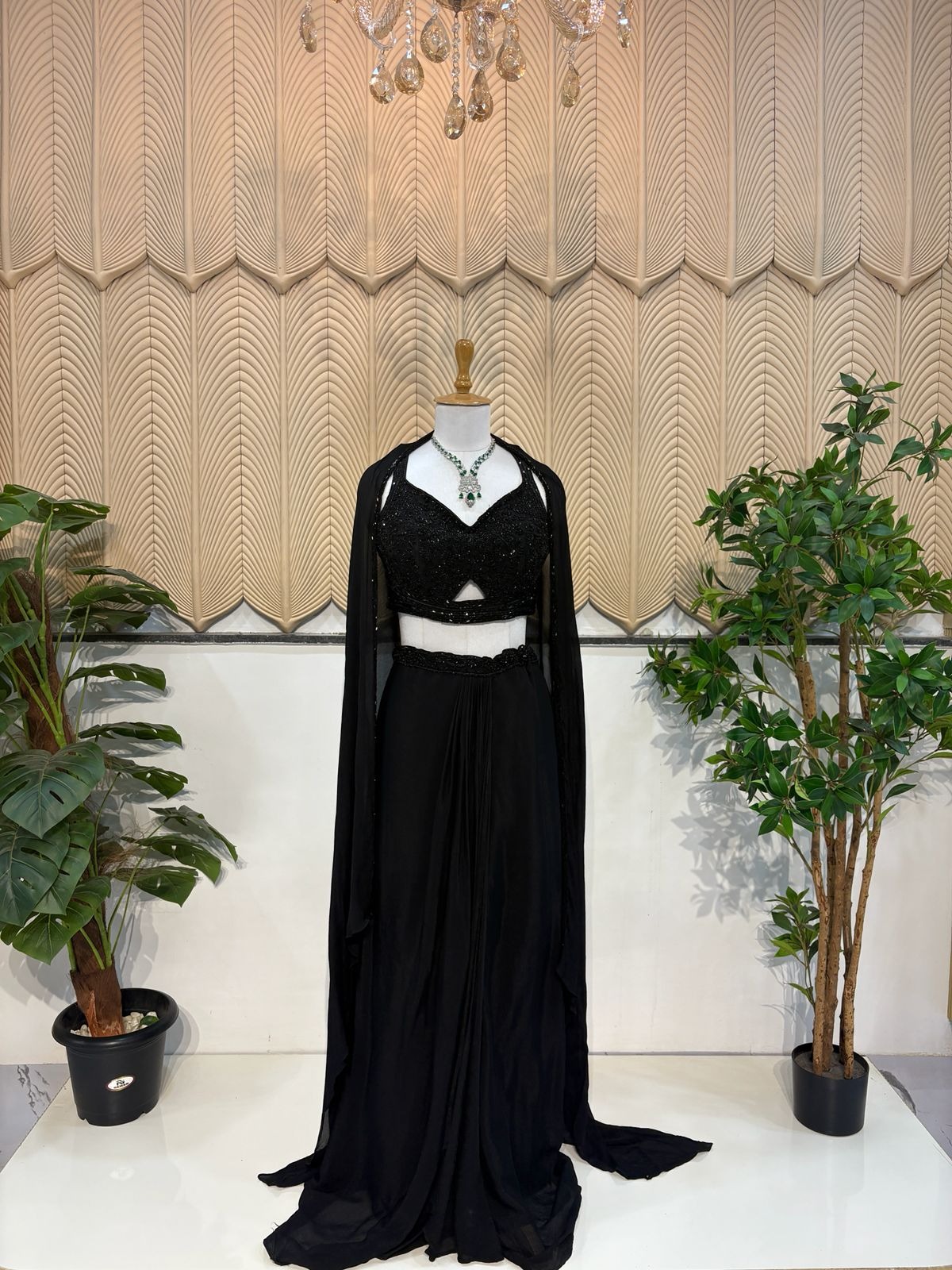Black indowestern 