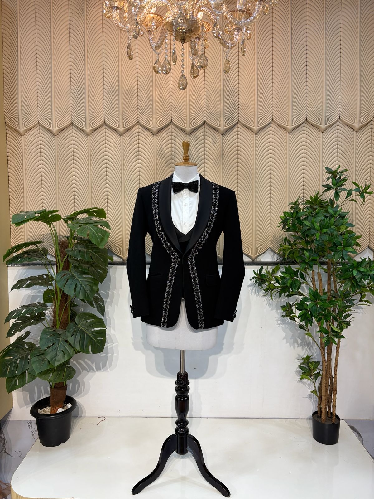 Black Silver Work tux 36