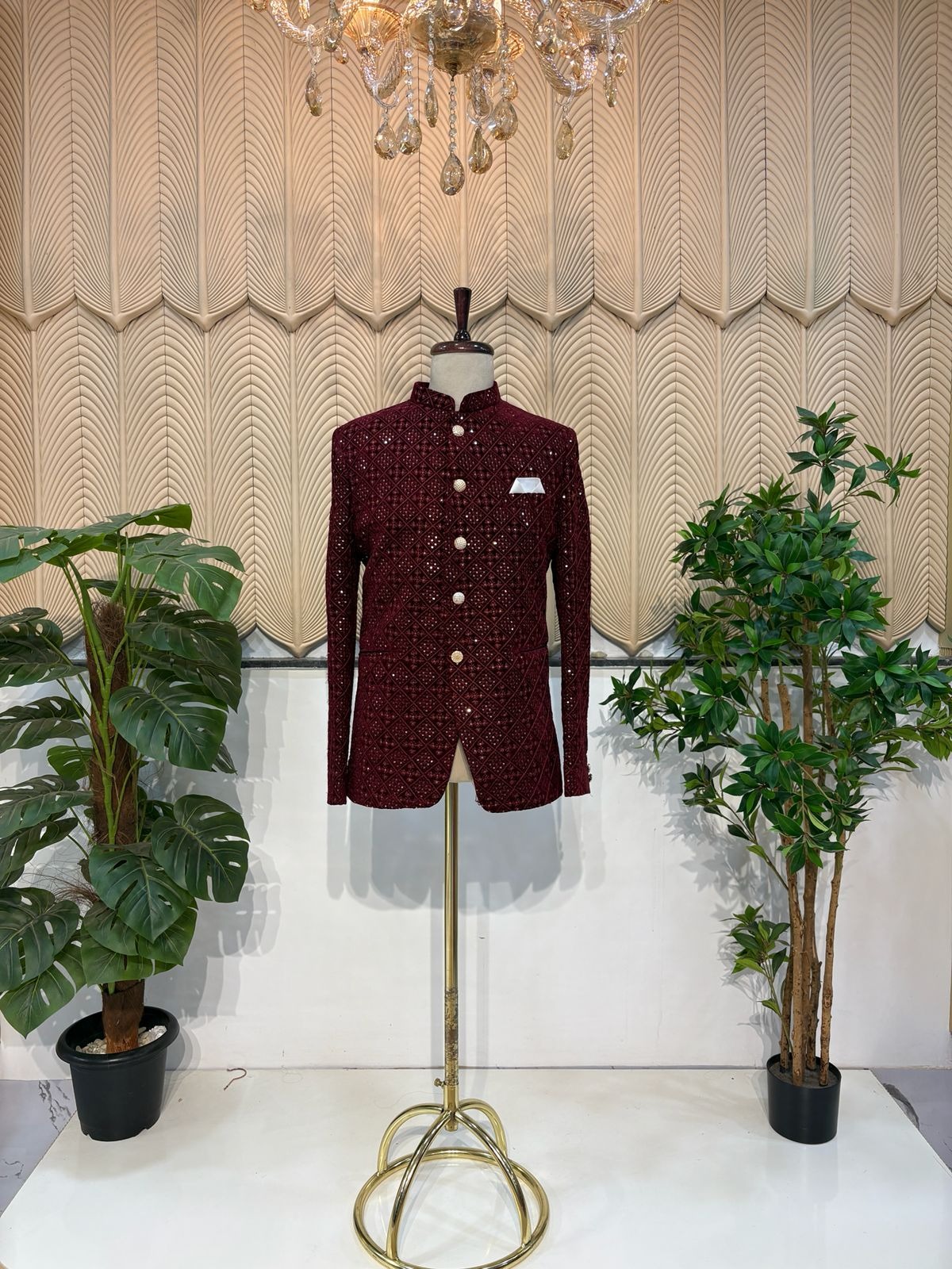 Maroon Jodhpuri 40