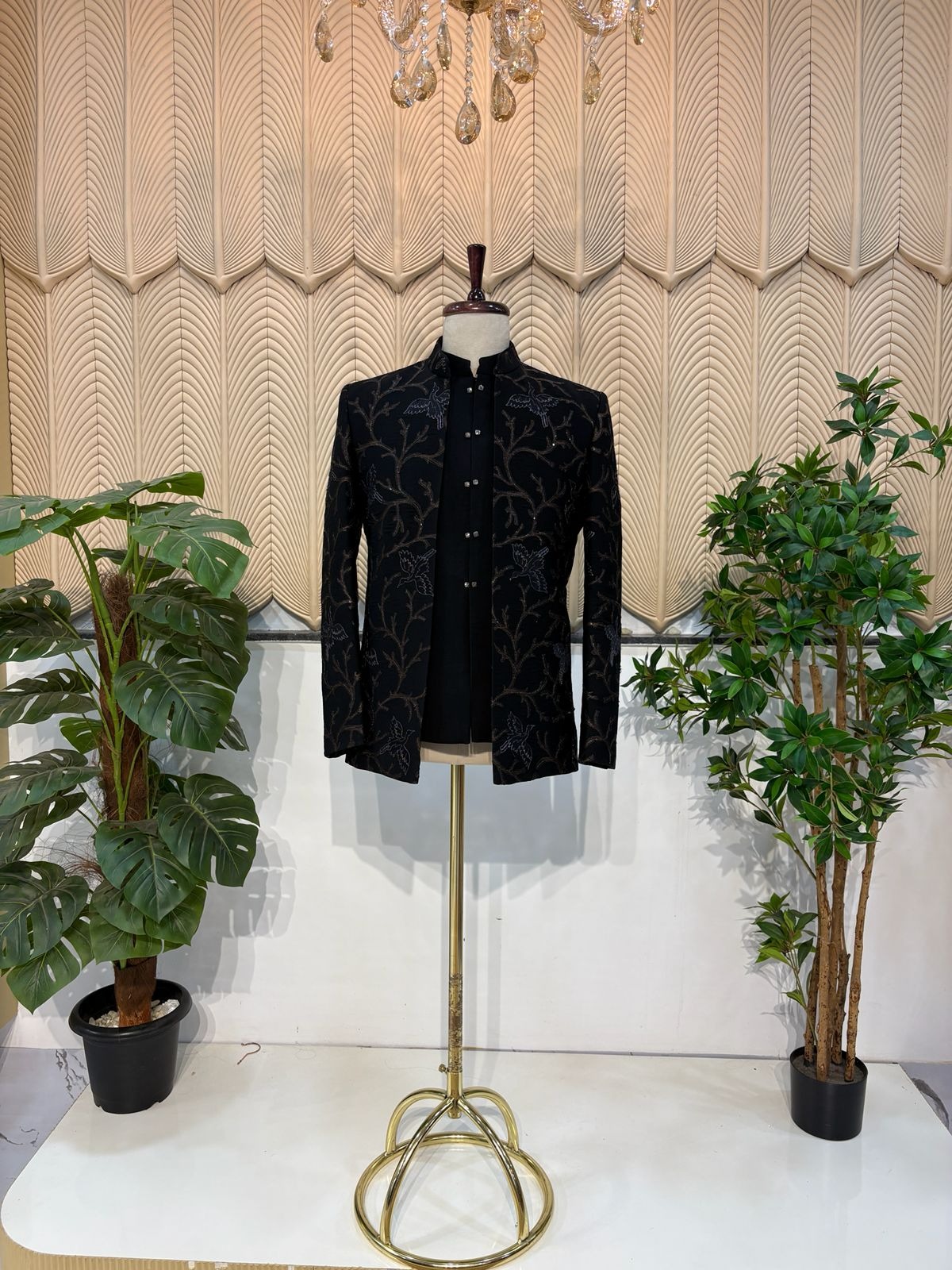 Black Jacket Jodhpuri 40