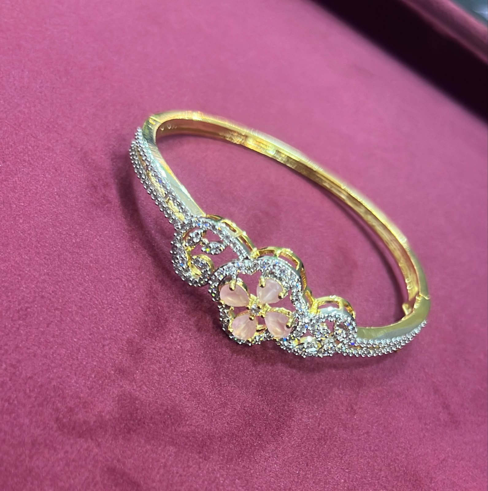 Pink  golden AD Bracelet