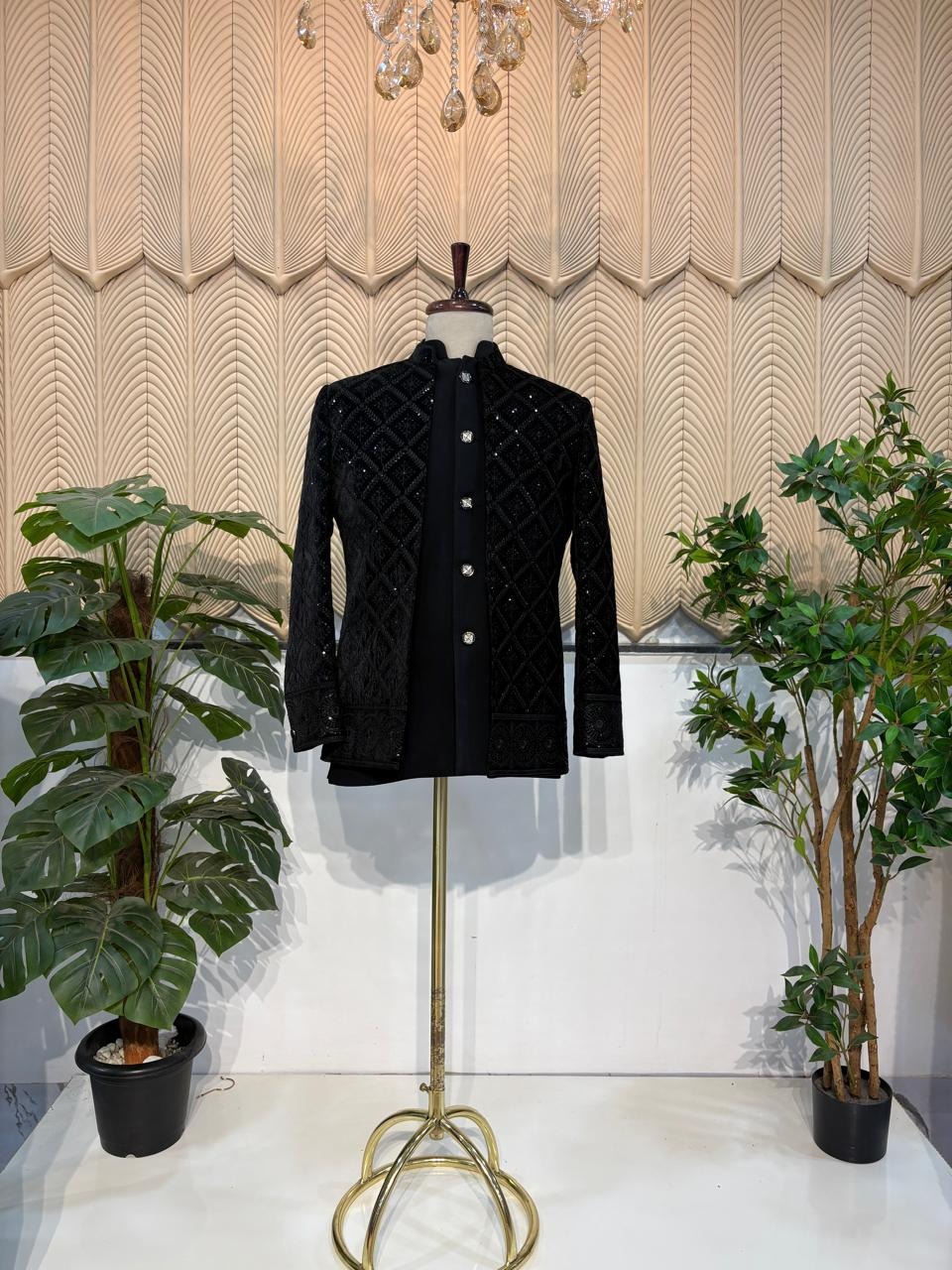 Black Jacket Jodhpuri 40