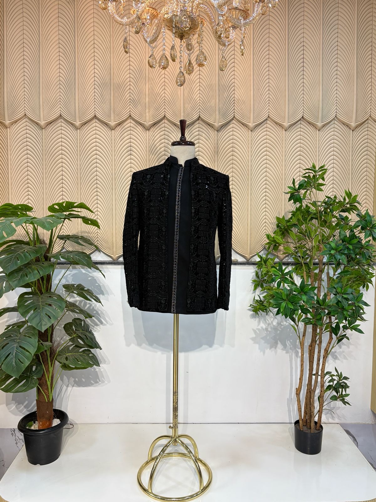 Black Jacket Jodhpuri 38