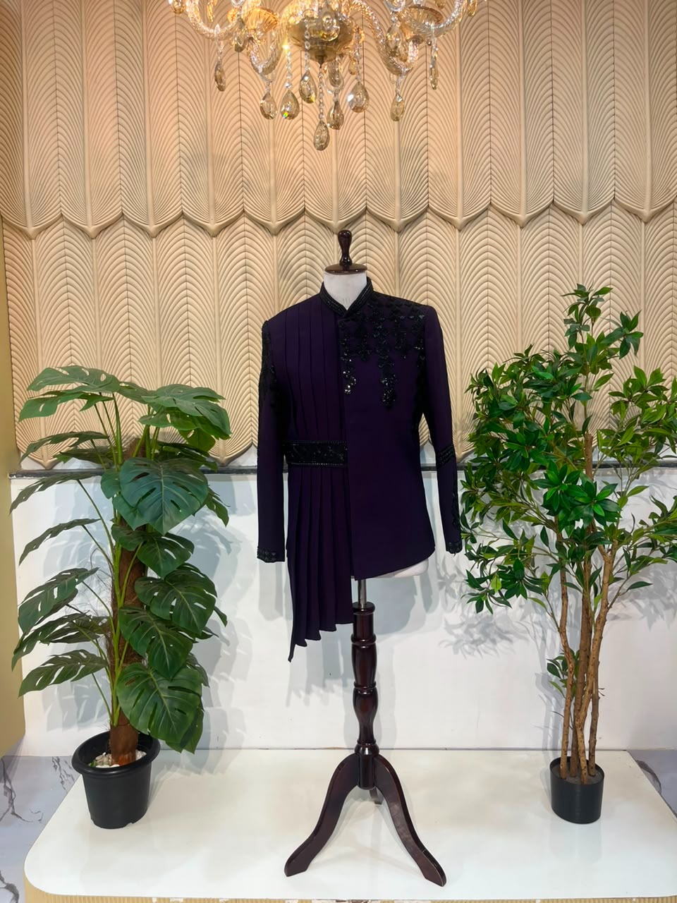 Purple Indowestern 38