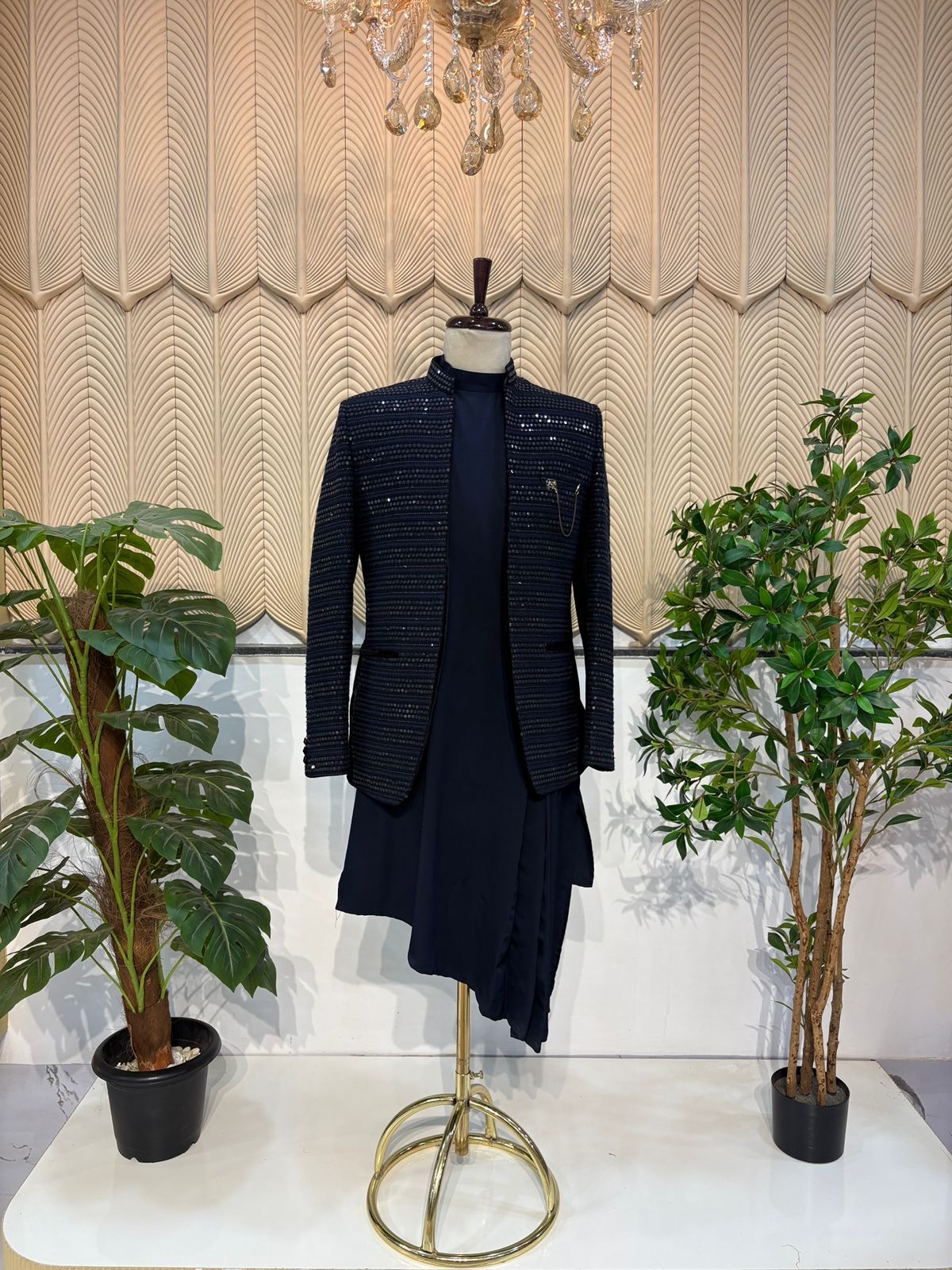 Neavy Blue Sequence indowestern 40