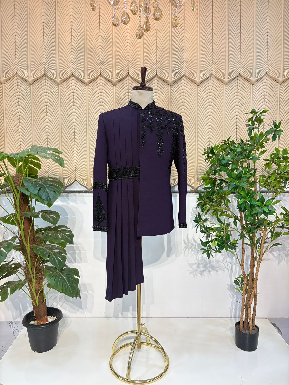 Purple Indowestern 42