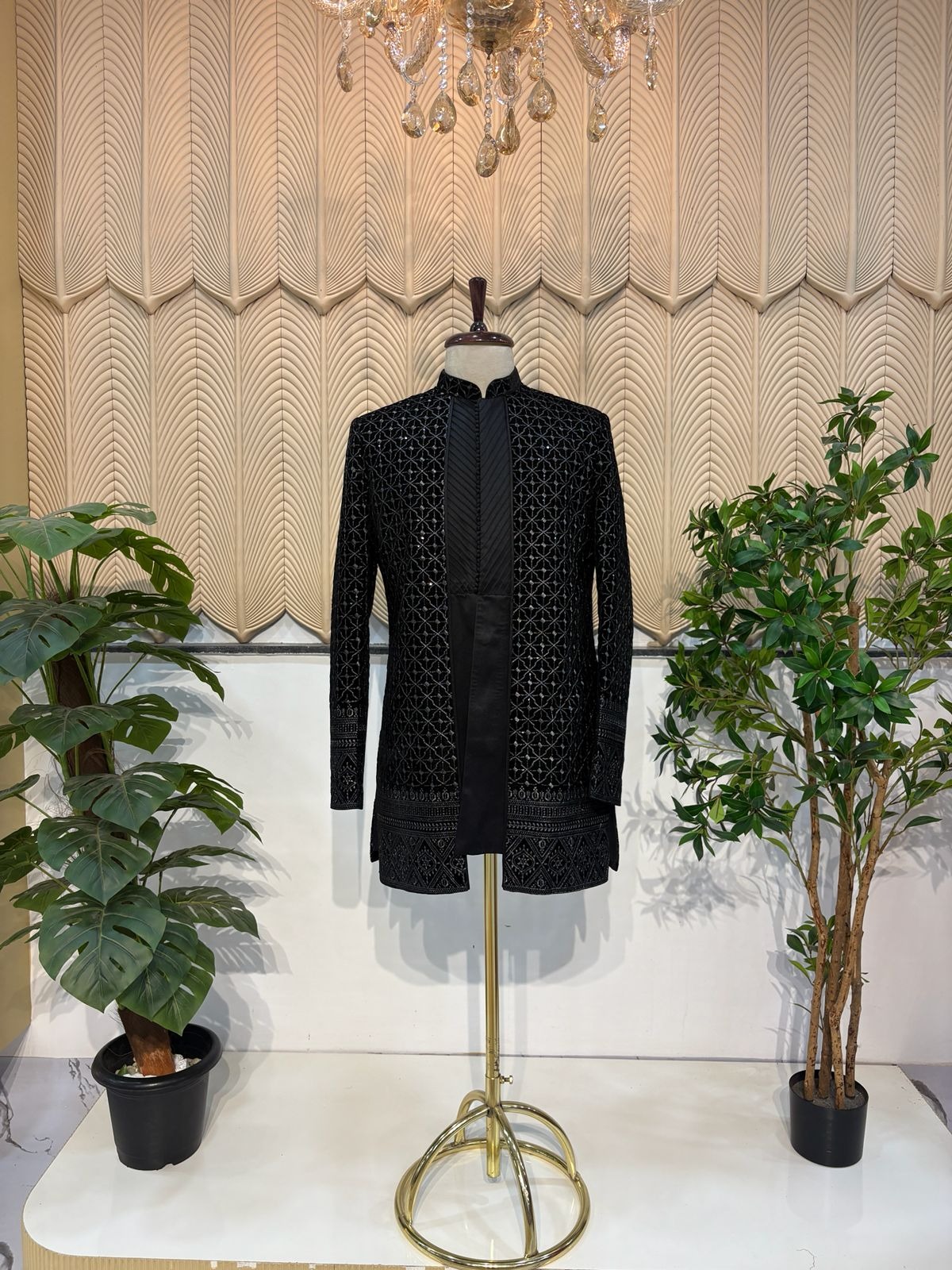 Black Jacket Sherwani 42