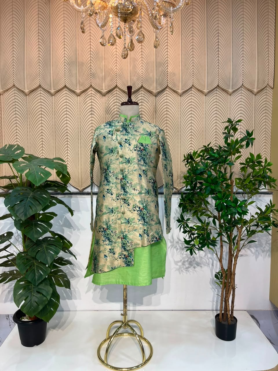 Green Indo Western 38