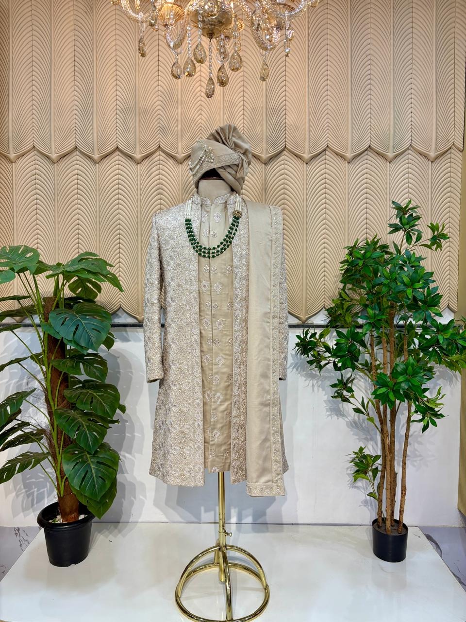 Ivory sherwani 40