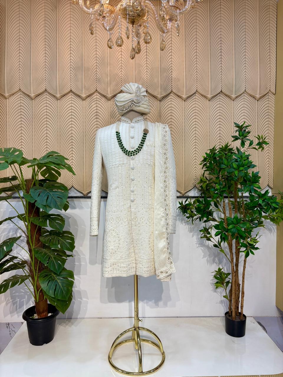White Sherwani  42