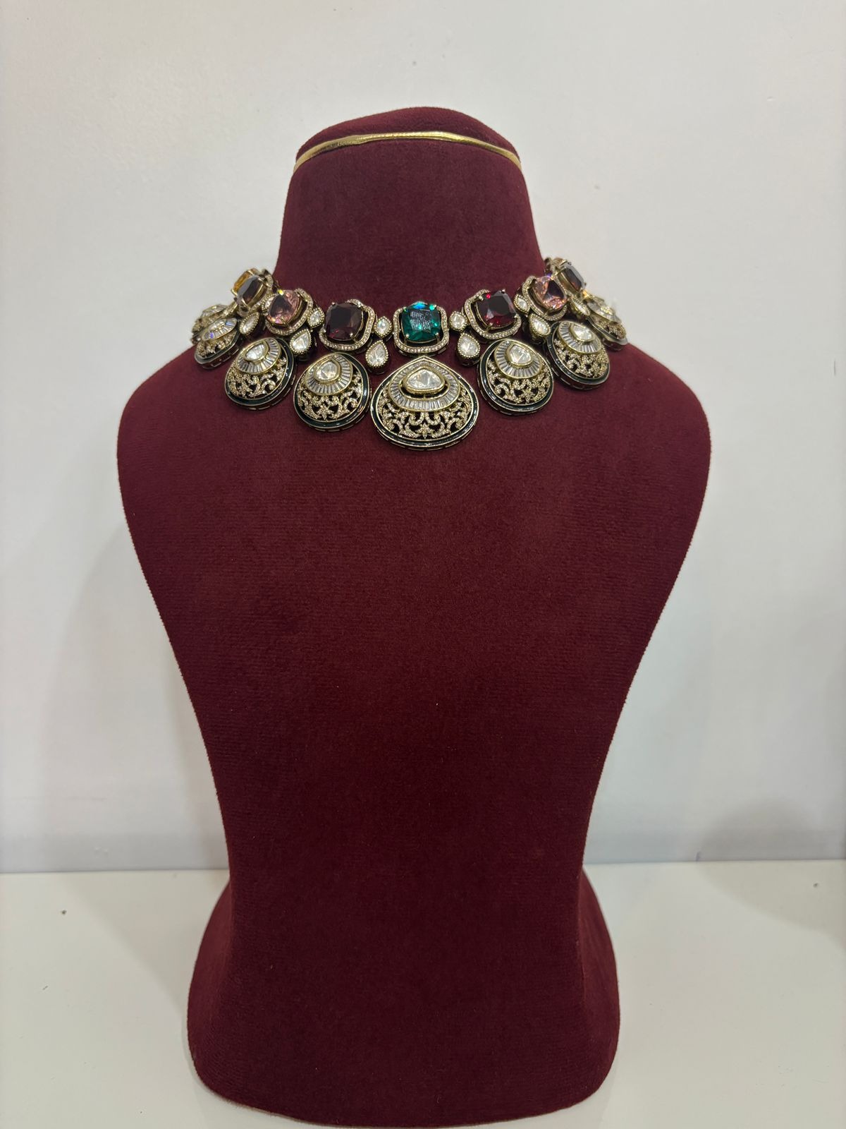 Multi Colour Kundan Set 