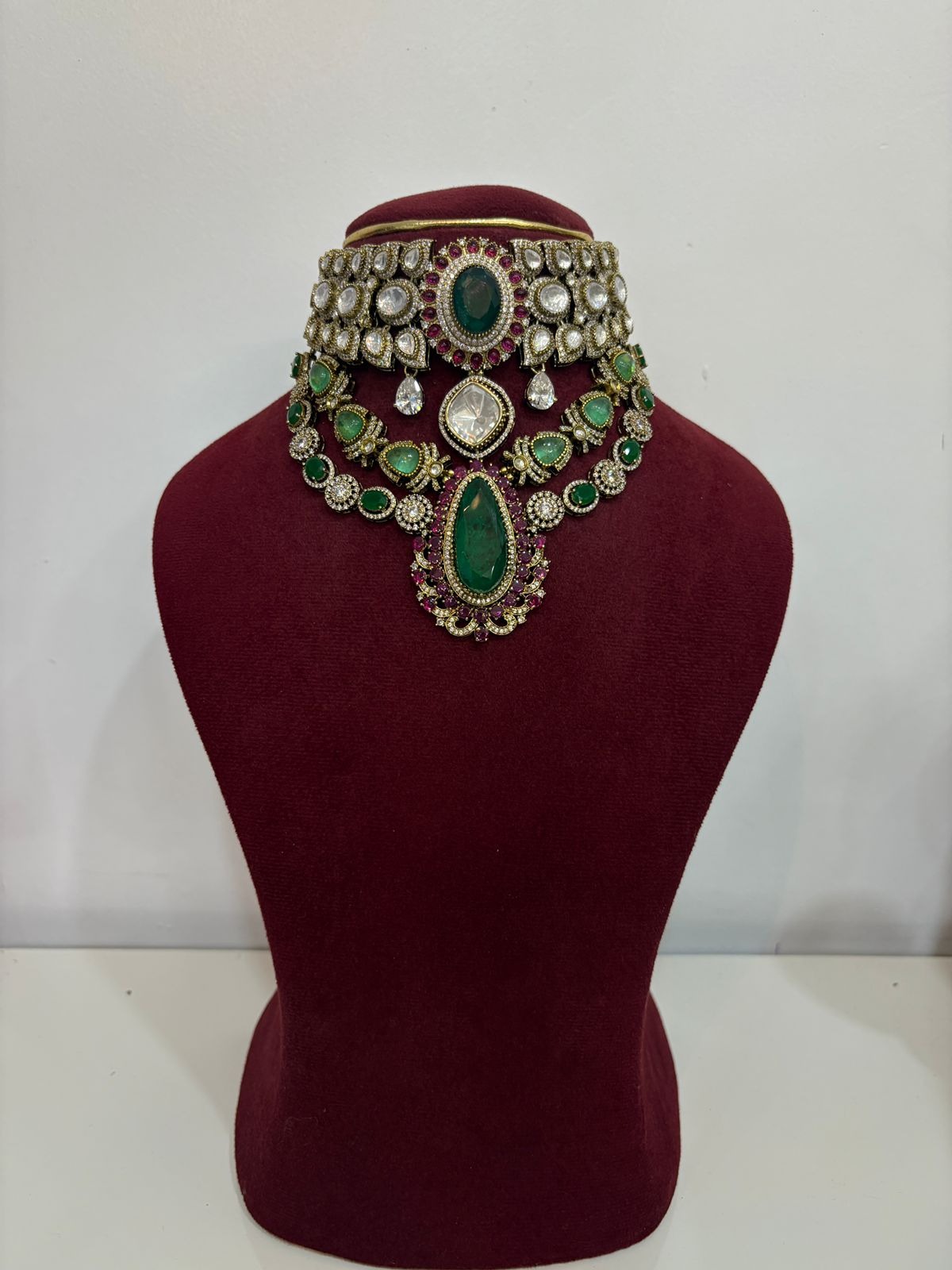 Multi Colour layer  Kundan Set 