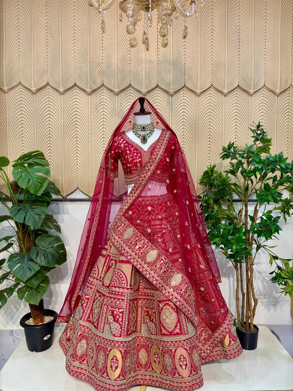 Pink Small Bridal Lehenga