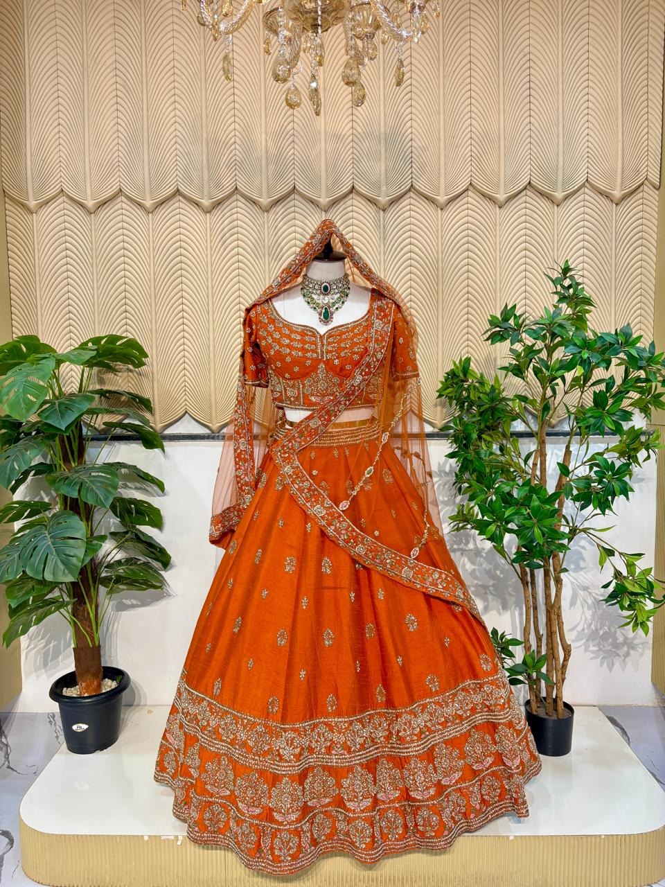 Orange New lehenga 