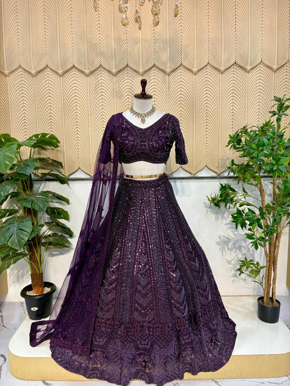 Purple New Lehenga 