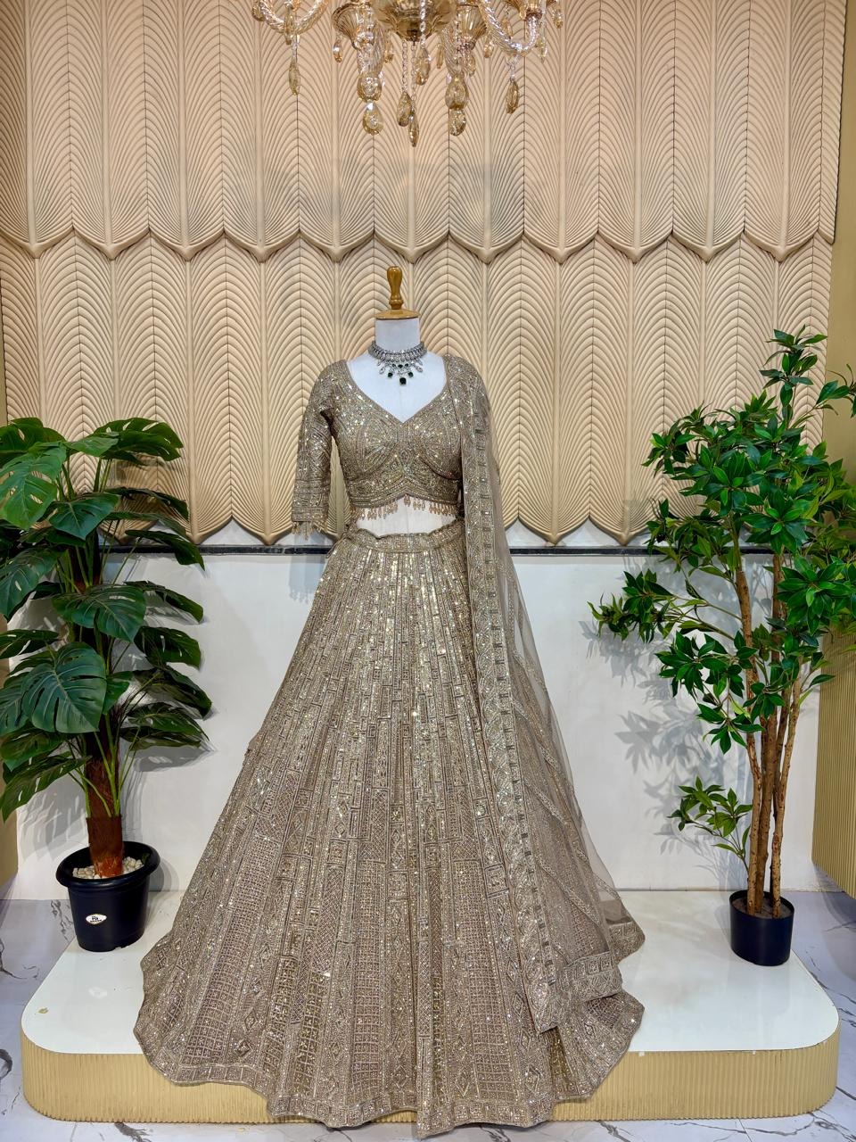 Silver Lehenga