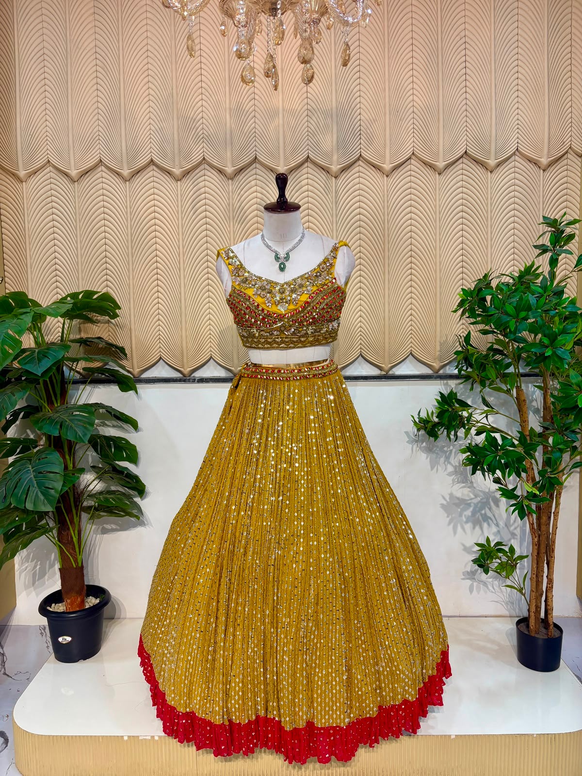 Yellow new lehenga 