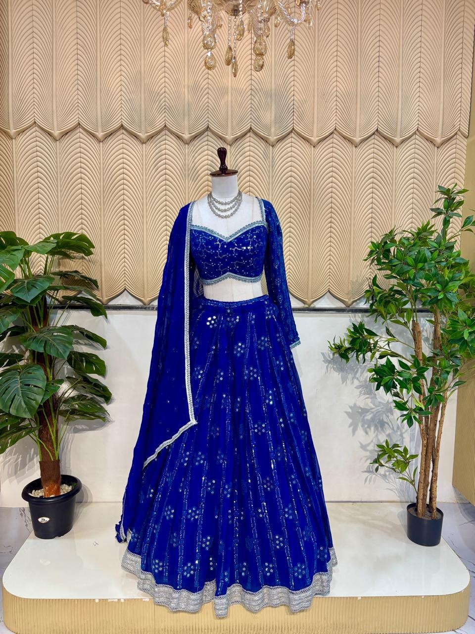 Blue lehenga New