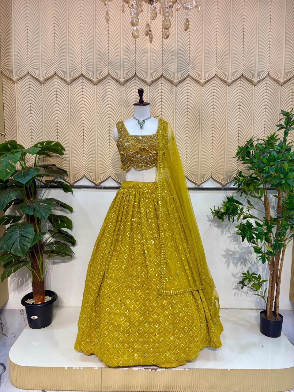 Yellow New Lehenga