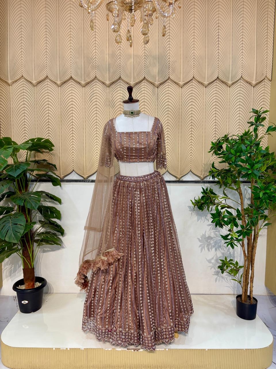 Golden Work Lehenga 