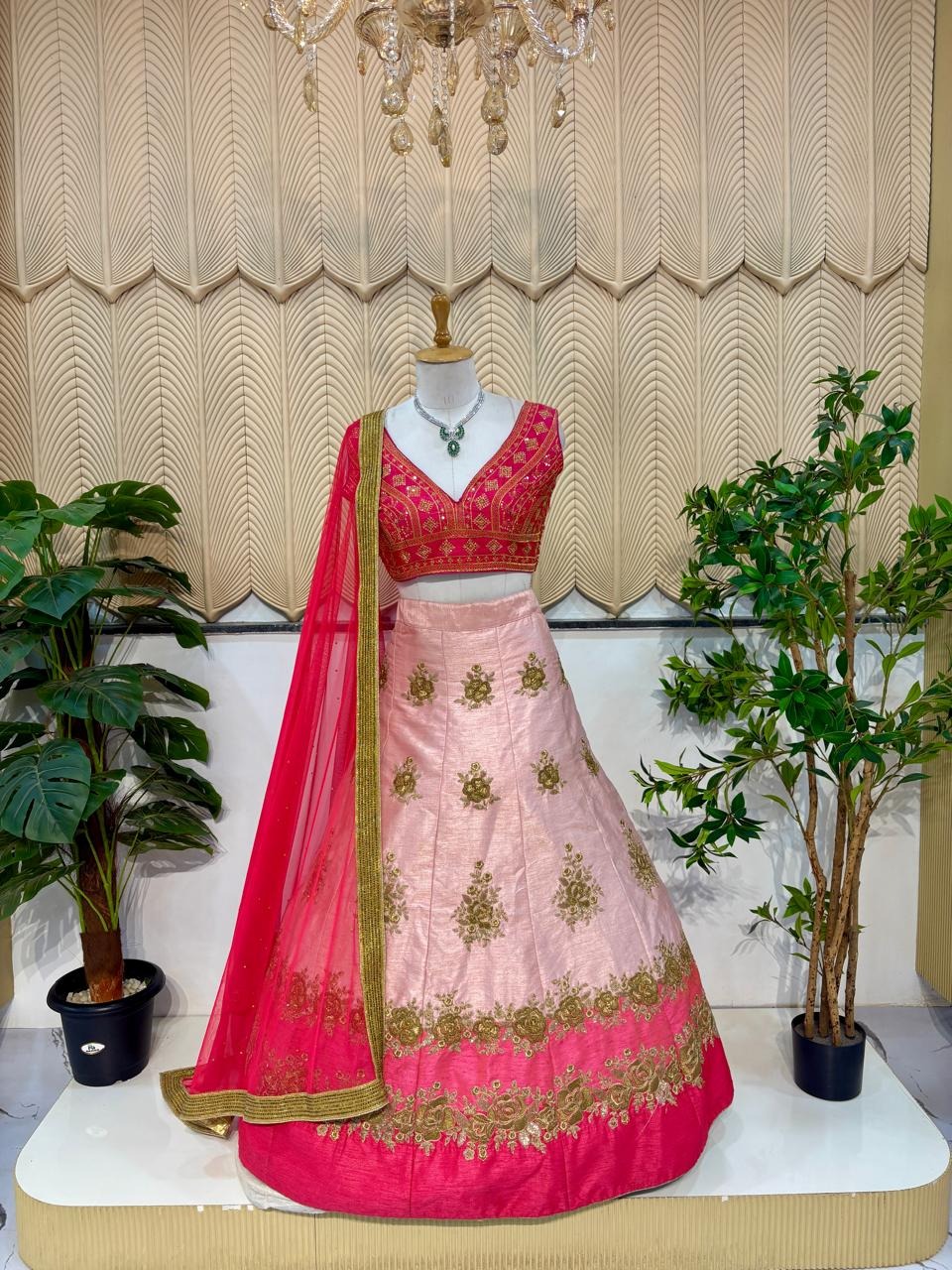 Pink Lehenga