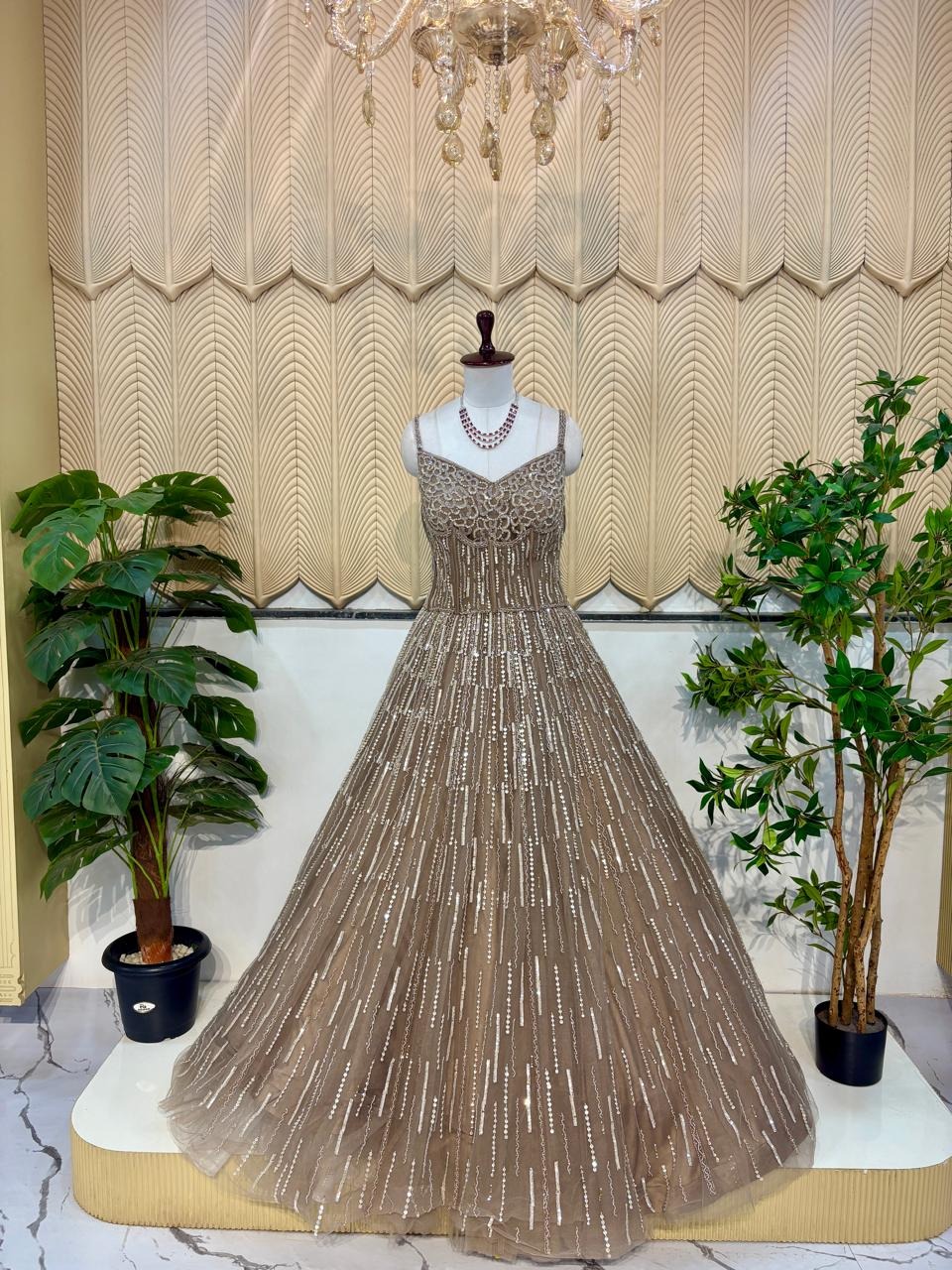 Grey Ball Gown