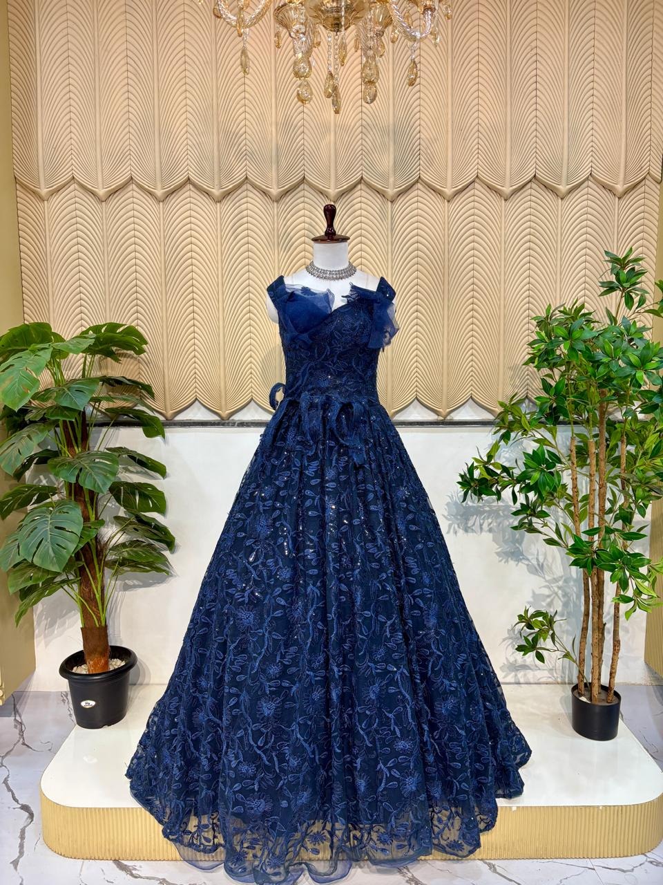 Blue Ball Gown