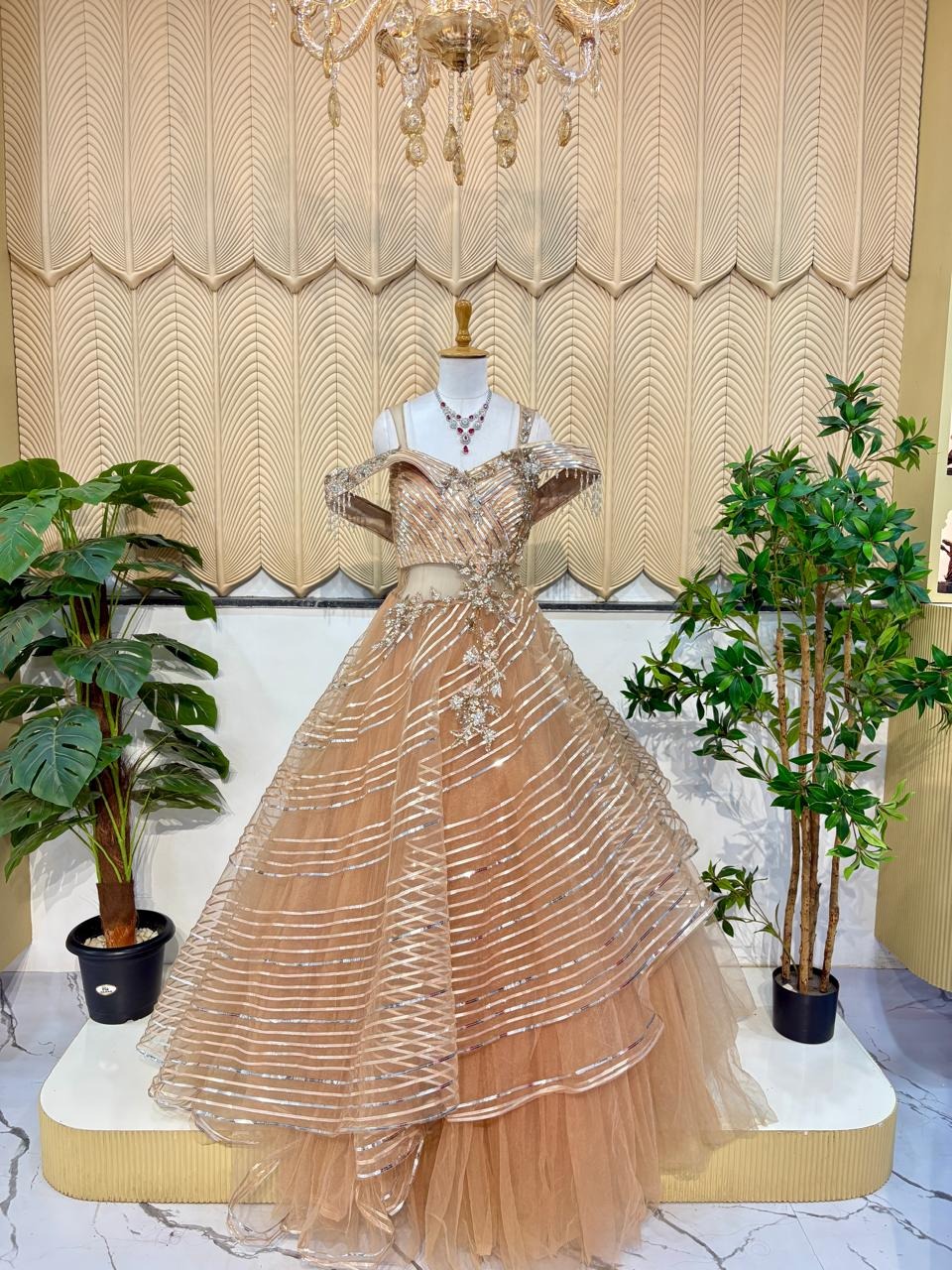 Peach  GG Gown