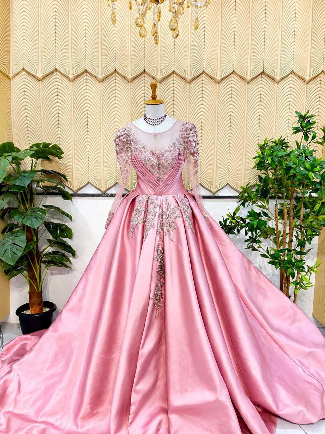 Pink Ball gown
