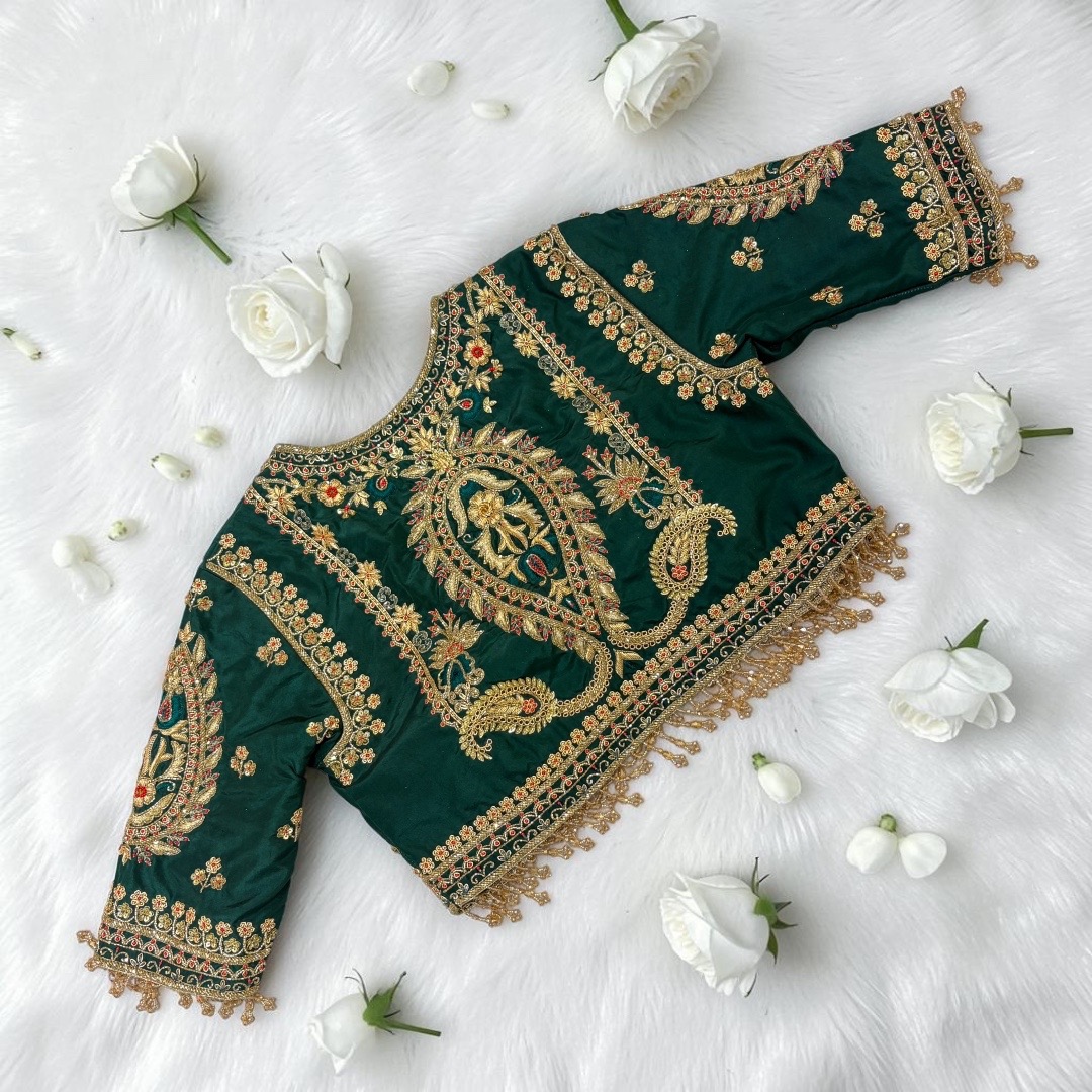 Green Work Blouse